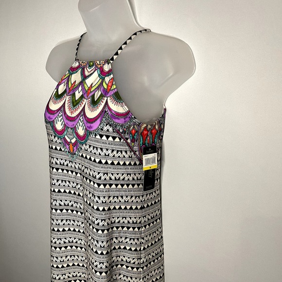 NWT Laundry by Shelli Segal Womens High Neck Dress Swim Cover Up Size Medium - Picture 3 of 10